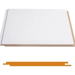 Sisustuspaneeli Aarni STP-0, 8x195x2070mm, mdf, ympäripontattu, valkoinen E0