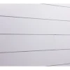 Sisustuspaneeli Aure Riihi STS PN 15x120x2500mm harjattu puhtaan valkoinen