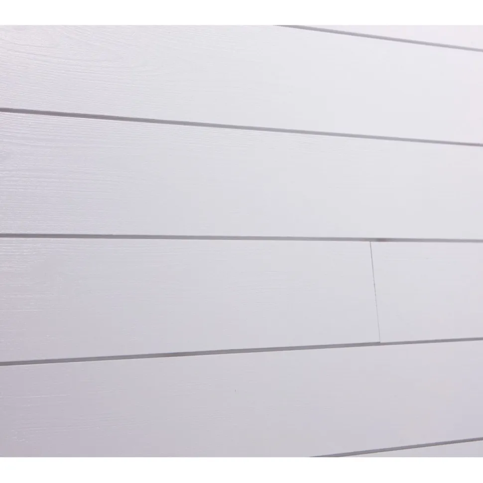 Sisustuspaneeli Aure Riihi STS PN 15x120x2500mm harjattu puhtaan valkoinen