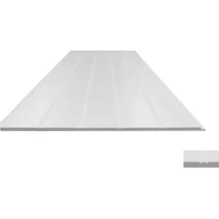 Sisustuspaneeli Lundbergs 11x620x2390mm helmipontti MDF valkoinen