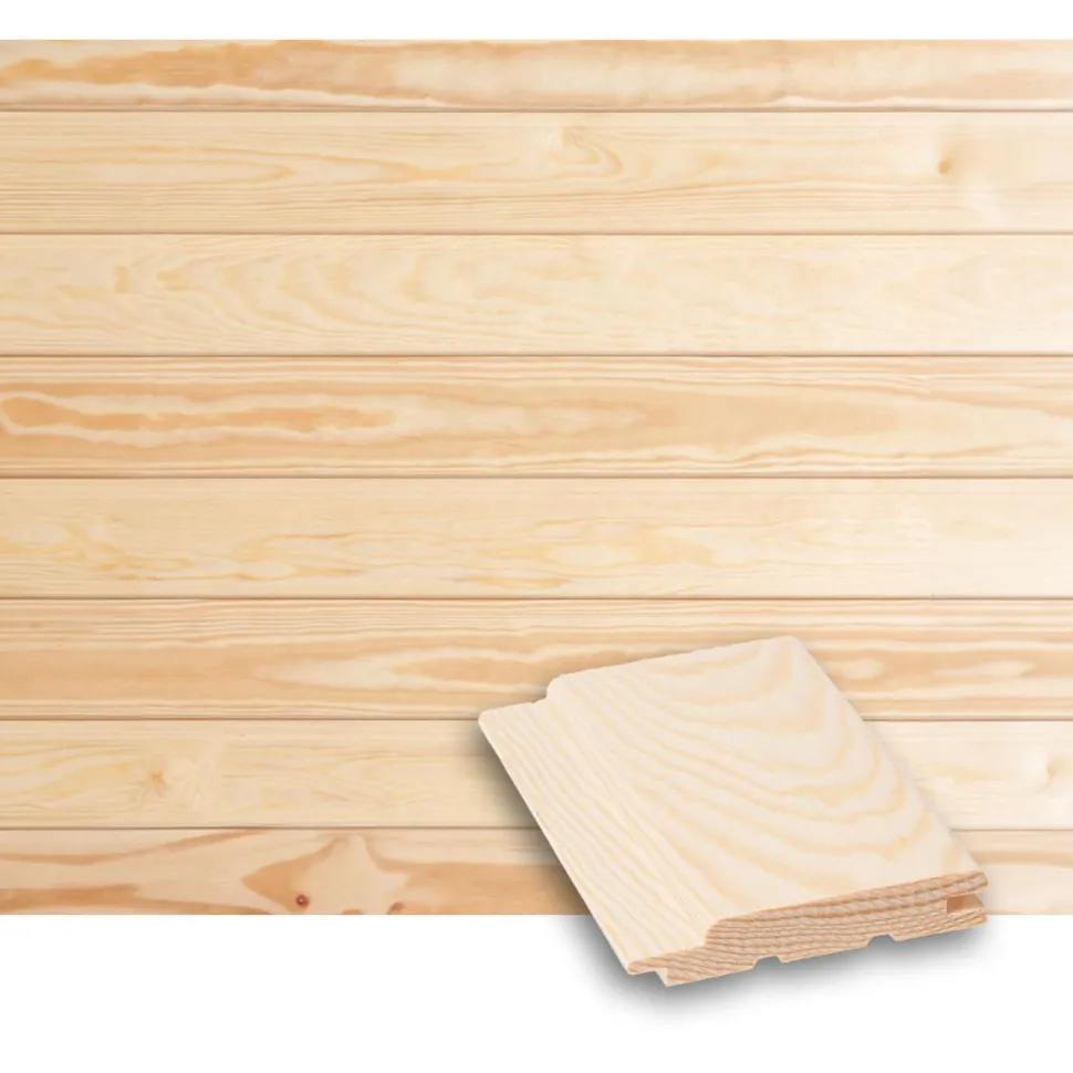 Sisustuspaneeli Tuuli Indoor STP 16x95mm, mänty EM, puuvalmis