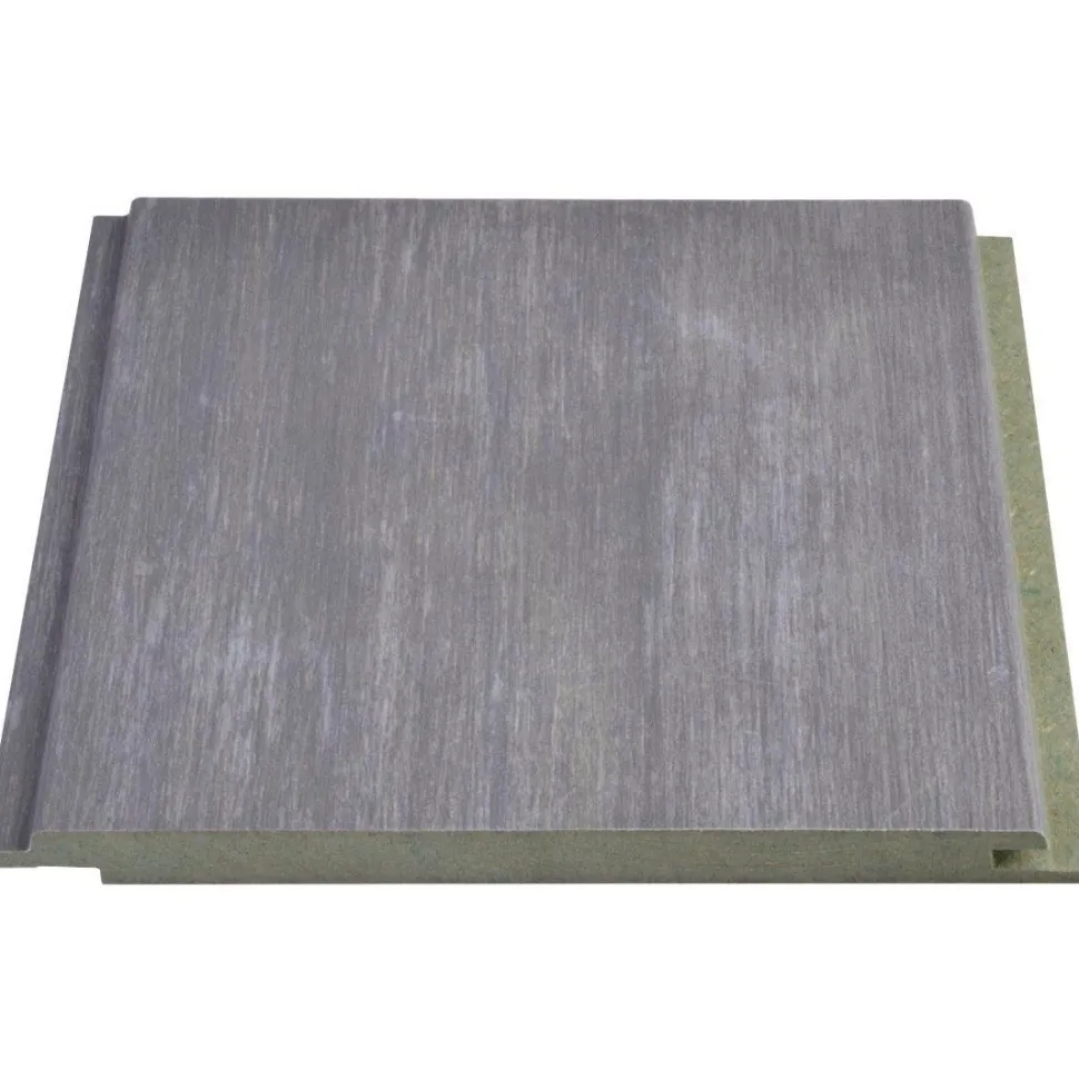 Sisustuspaneeli Maler SPA STP-0 10x160x2070mm kosteudenkestävä MDF ympäripontattu tunne harmaa