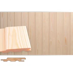Sisustuspaneeli Maler STP-6 PN 14x95x2085mm EM/VM ympäripontattu puuvalmis