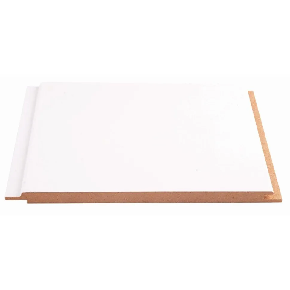 Sisustuspaneeli Maler STP-5 10x195x2070mm MDF ympäripontattu valkoinen