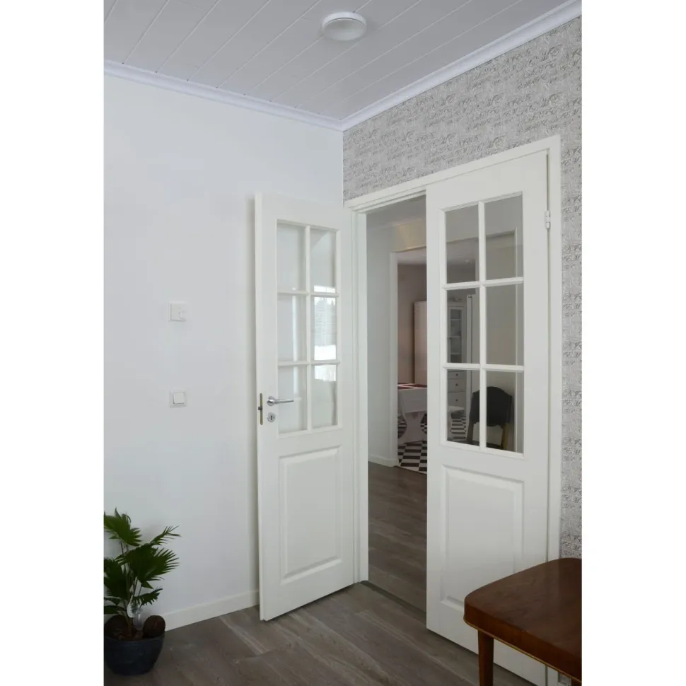 Sisustuspaneeli Maler STP-5 10x160x2070mm MDF ympäripontattu valkoinen