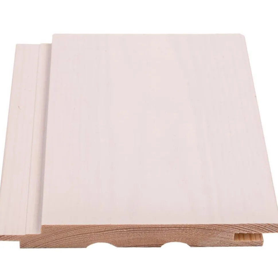 Sisustuspaneeli Maler STS-3 PN 14x120x2100mm EM/VM ympäripontattu petsi/lakka huurre