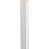 Sisustuspaneelin päätelista Lundbergs Solliden 19x25x824mm MDF valkoinen 2kpl/pkt