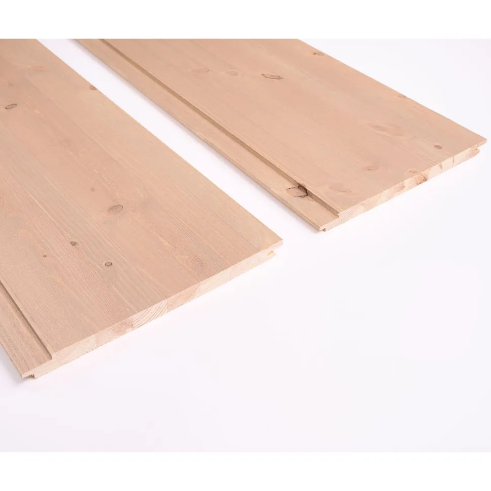 Sisustuspaneeli Siparila Aava 15x220x2050 mm mänty liimapuu lakattu kuultava ruskea Hiekkaranta