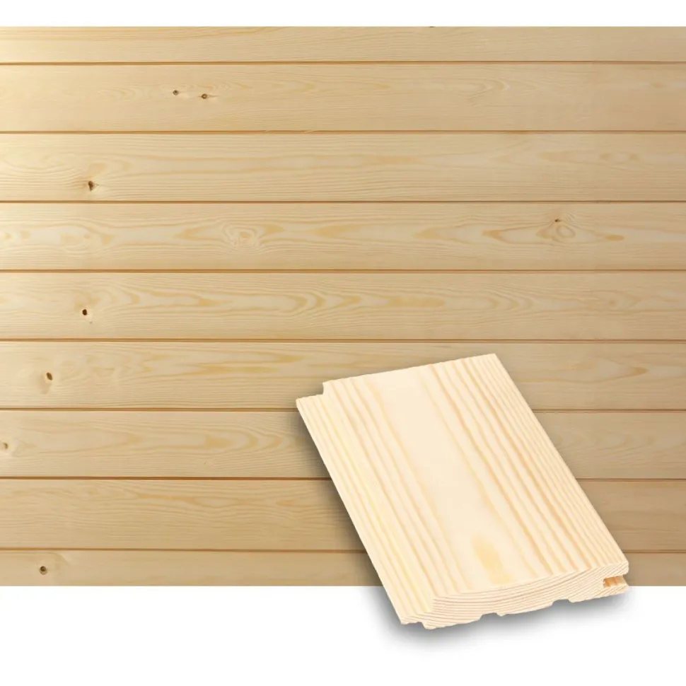 Sisustuspaneeli Tuuli Indoor STS4, 15x95x2400mm, VM/EM, mänty, puuvalmis