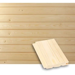 Sisustuspaneeli Tuuli Indoor STS4, 15x95x2400mm, VM/EM, mänty, puuvalmis