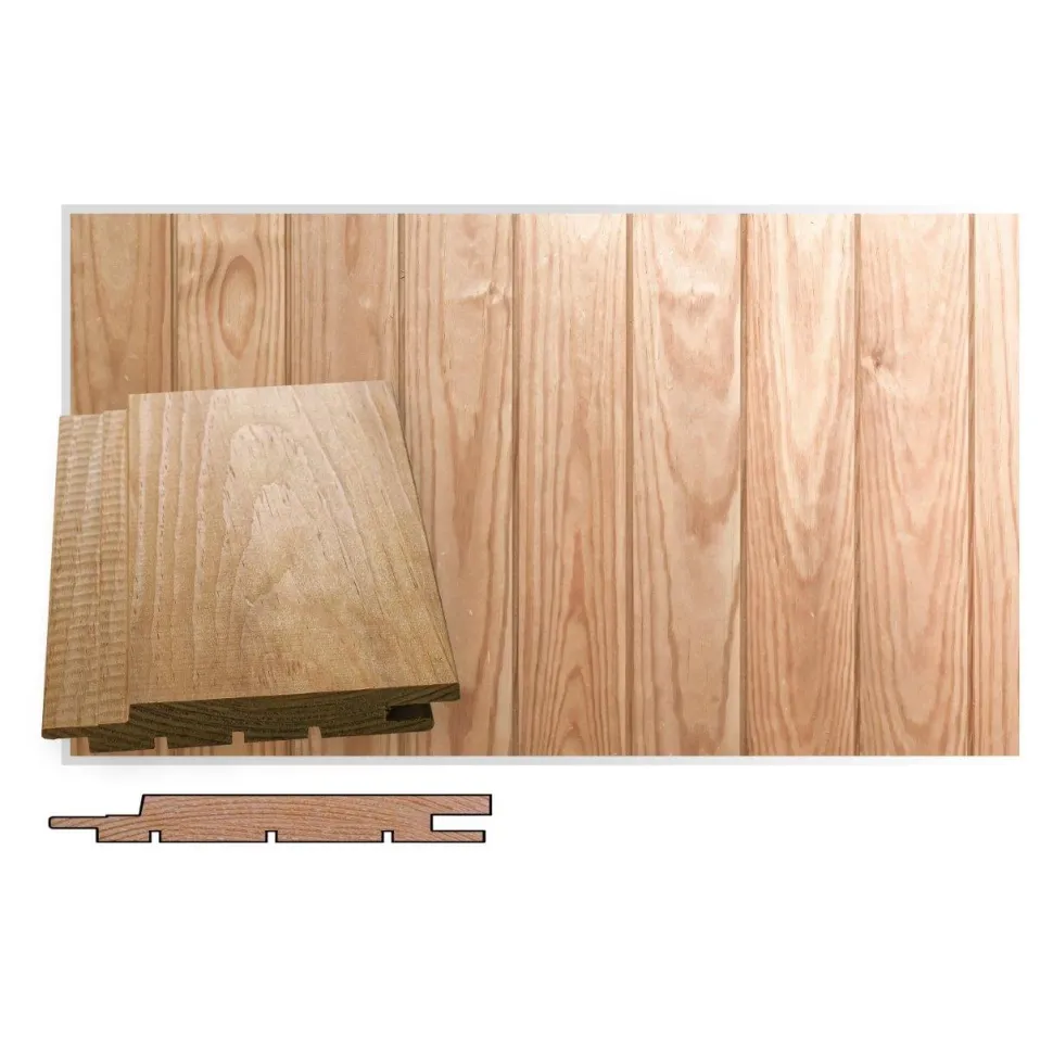 Sisustus-/ saunapaneeli Maler Art Spa STS-3 PN 13x88x1800 mm lämpökäsitelty mänty