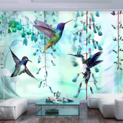 Sisustustarra Artgeist Flying Hummingbirds II eri kokoja