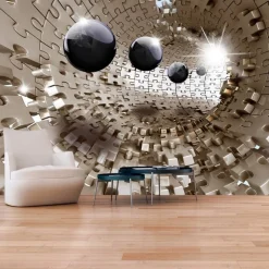 Sisustustarra Artgeist Golden Jigsaw eri kokoja