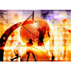 Sisustustarra Artgeist Basketball eri kokoja
