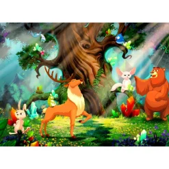 Sisustustarra Artgeist Bear and Friends 70x98cm