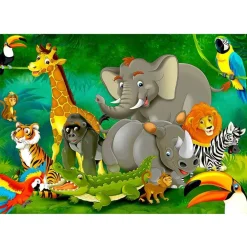Sisustustarra Artgeist Colourful Safari 70x98cm
