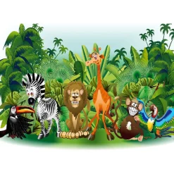 Sisustustarra Artgeist Jungle Animals 70x98cm