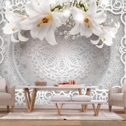 Sisustustarra Artgeist Lilies and Ornaments 70x98cm