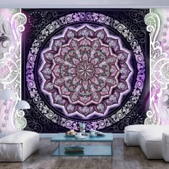 Sisustustarra Artgeist Round Stained Glass 70x98cm