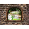 Sisustustarra Artgeist Stony Window: Waterfalls 70x98cm