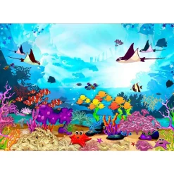 Sisustustarra Artgeist Underwater Fun 70x98cm