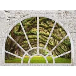 Sisustustarra Artgeist Window to Secret Forest 70x98cm