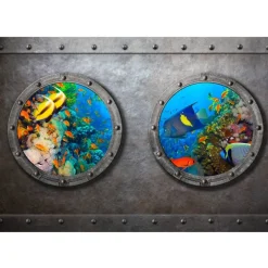 Sisustustarra Artgeist Window to the underwater world 70x98cm
