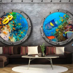 Sisustustarra Artgeist Window to the underwater world 70x98cm
