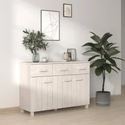 Sivupöytä Hamar 113x40x80cm, mänty, eri värejä