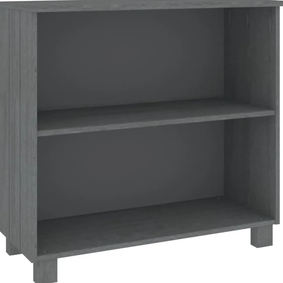 Sivupyötä 2 Hamar 85x35x80 cm mänty tummanharmaa