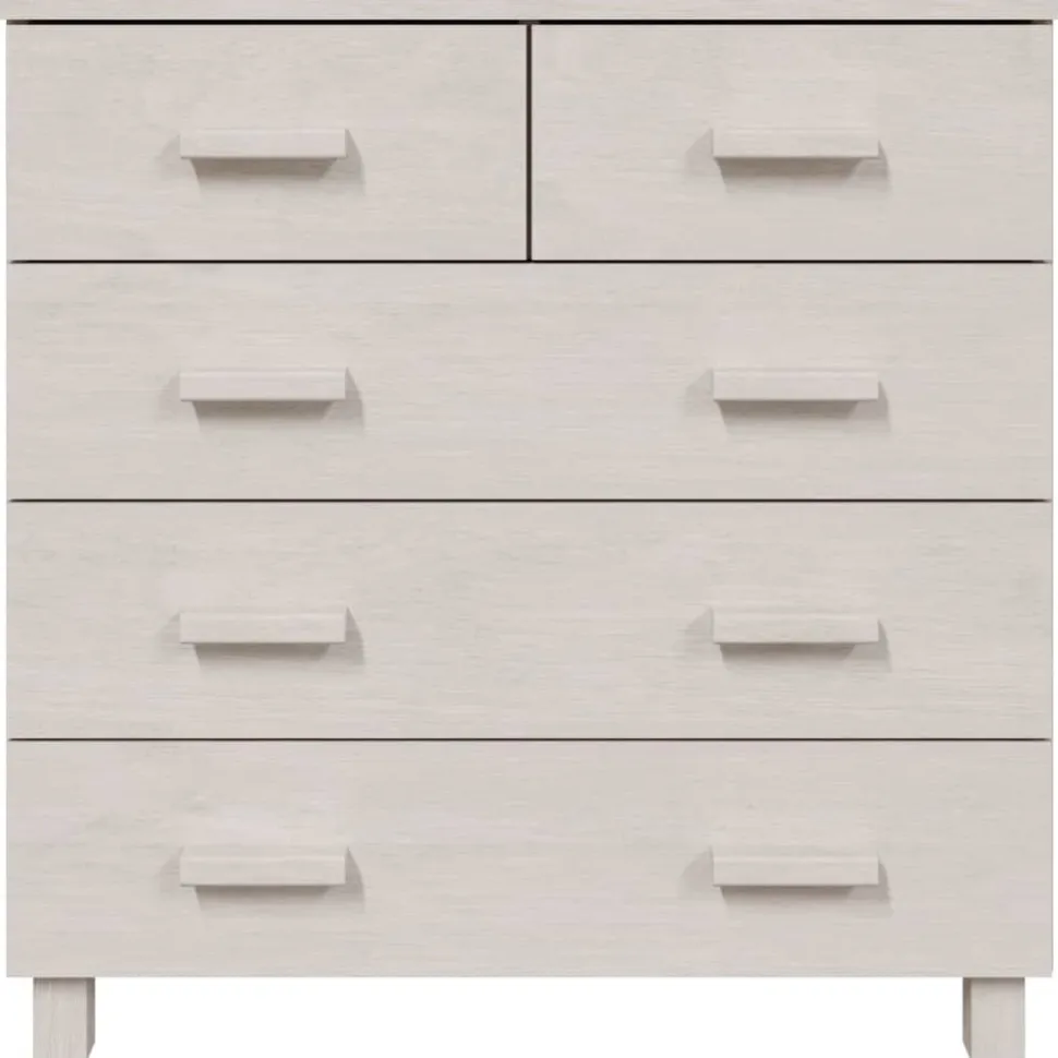 Sivupyötä 1 Hamar 79x40x80 cm mänty valkoinen