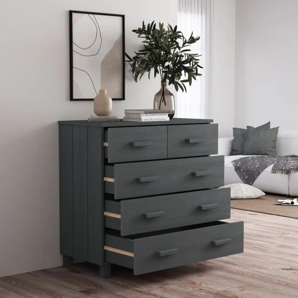 Sivupyötä 1 Hamar 79x40x80 cm mänty valkoinen