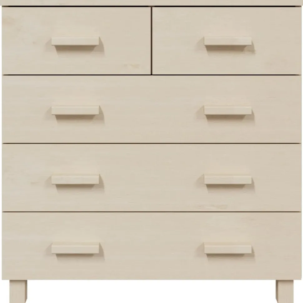 Sivupyötä 1 Hamar 79x40x80 cm mänty valkoinen