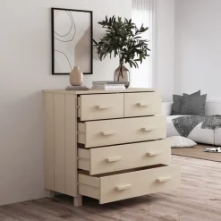 Sivupyötä 1 Hamar 79x40x80 cm mänty valkoinen