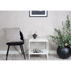 Sivupöytä hyllyllä Venture Home Staal