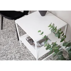 Sivupöytä hyllyllä Venture Home Staal