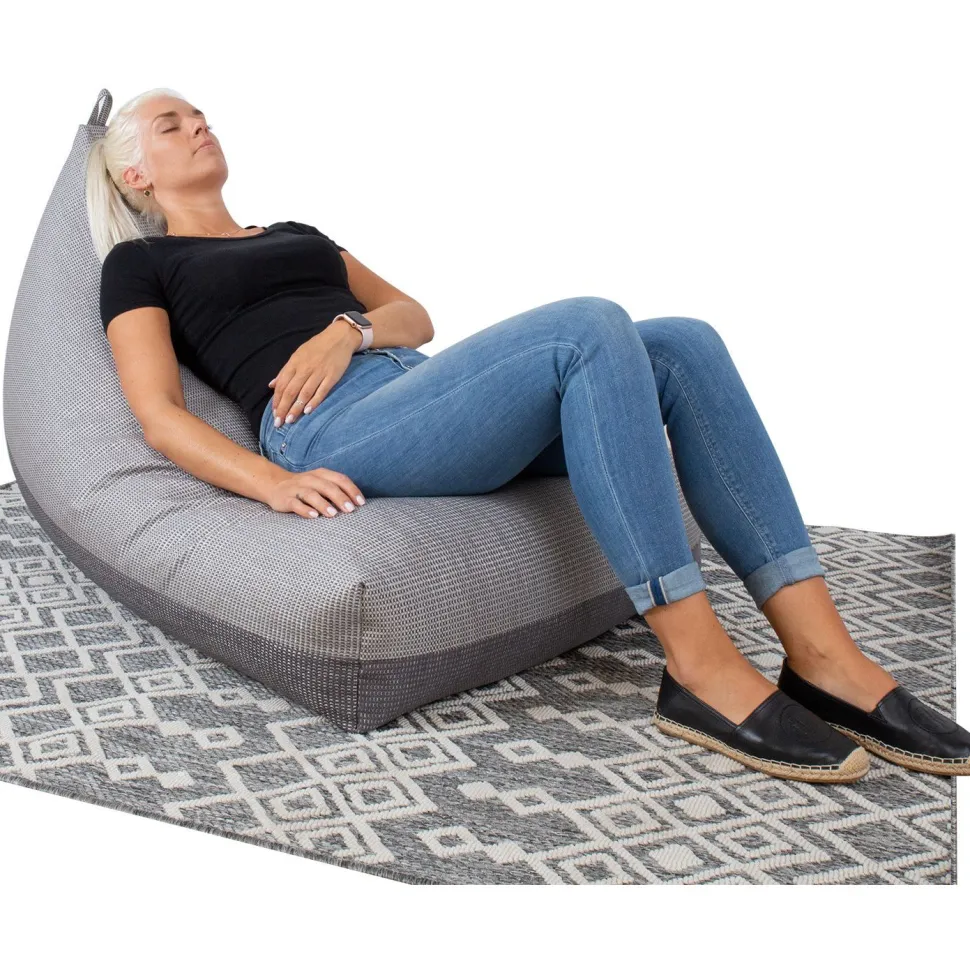 Säkkituoli Home4You MITSU-MITSU 130x80x20/70 cm, harmaa