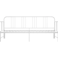 Sohvasänky valkoinen metalli 90x200 cm