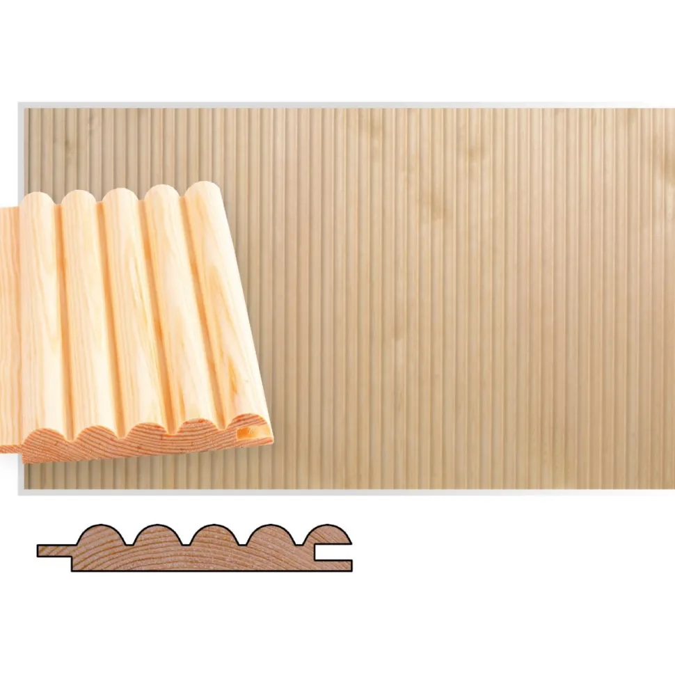 Sormipaneeli Maler STK 14x93x2085mm EM/VM ympäripontattu puuvalmis