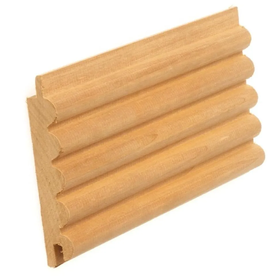 Sormipaneeli Tuuli Sauna STK, 15x80x3000mm, haapa, lämpökäsitelty