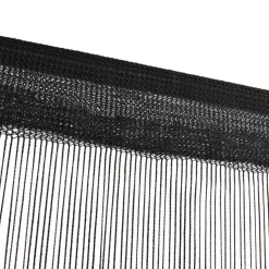 String-verhot 2 kpl 100x250 cm musta