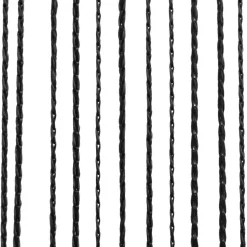 String-verhot 2 kpl 100x250 cm musta