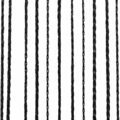 String-verhot 2 kpl 140x250 cm musta