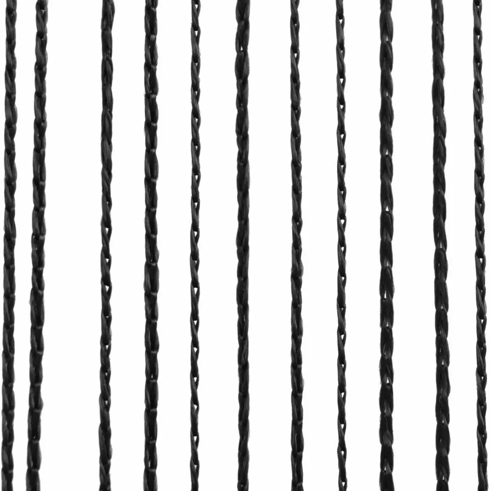String-verhot 2 kpl 140x250 cm musta