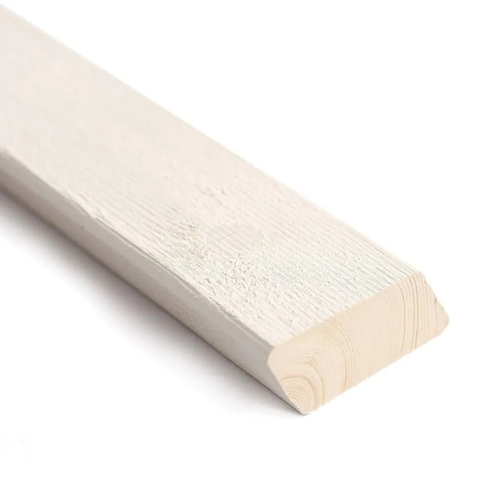Suunnikasrima Siparila 28x68x4200 mm SR/HS kuusi valkoinen