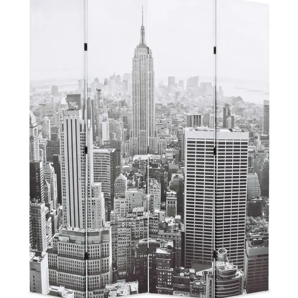 Taitettava tilanjakaja 160x170 cm new yorkin päivämaisema