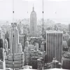 Taitettava tilanjakaja 200x170 cm new yorkin päivämaisema
