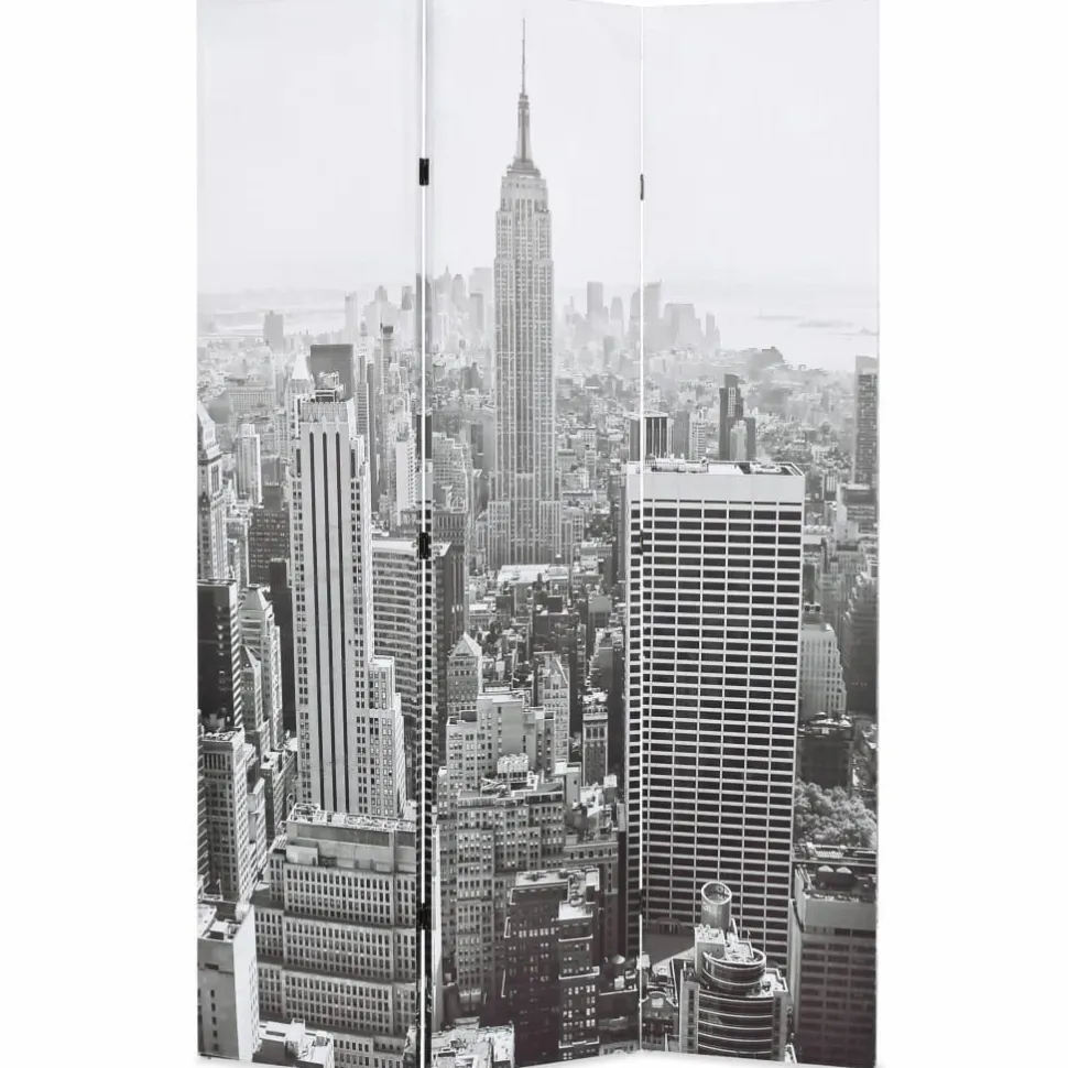Taitettava tilanjakaja 120x170 cm new yorkin päivämaisema