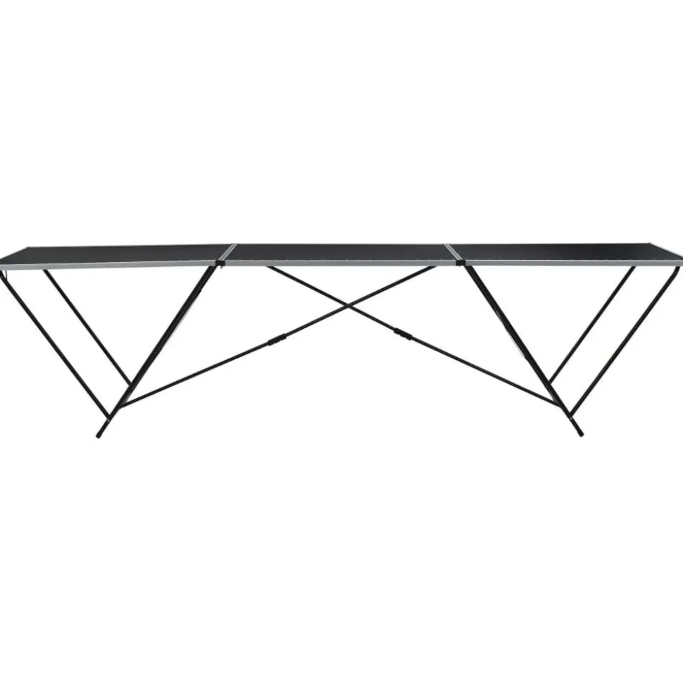 Taittuva tapetointipöytä mdf ja alumiini 300x60x78 cm