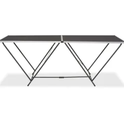 Taittuva tapetointipöytä mdf ja alumiini 200x60x78 cm